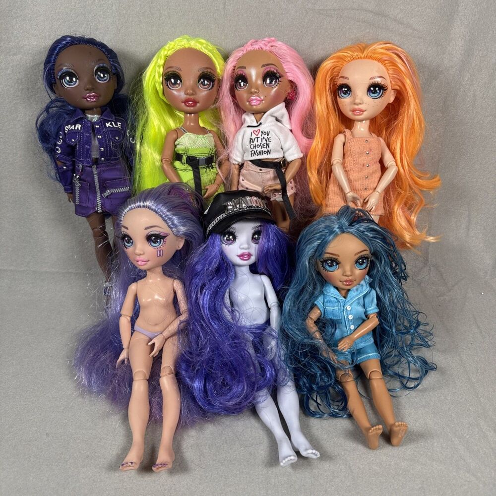 Rainbow/Shadow/JR High Doll Mixed Lot (7) MGA SKYLER UMA POPPY VIOLET